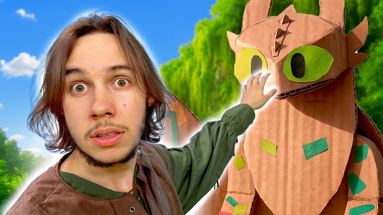 We Made the HOW TO TRAIN YOUR DRAGON Movie with $1!