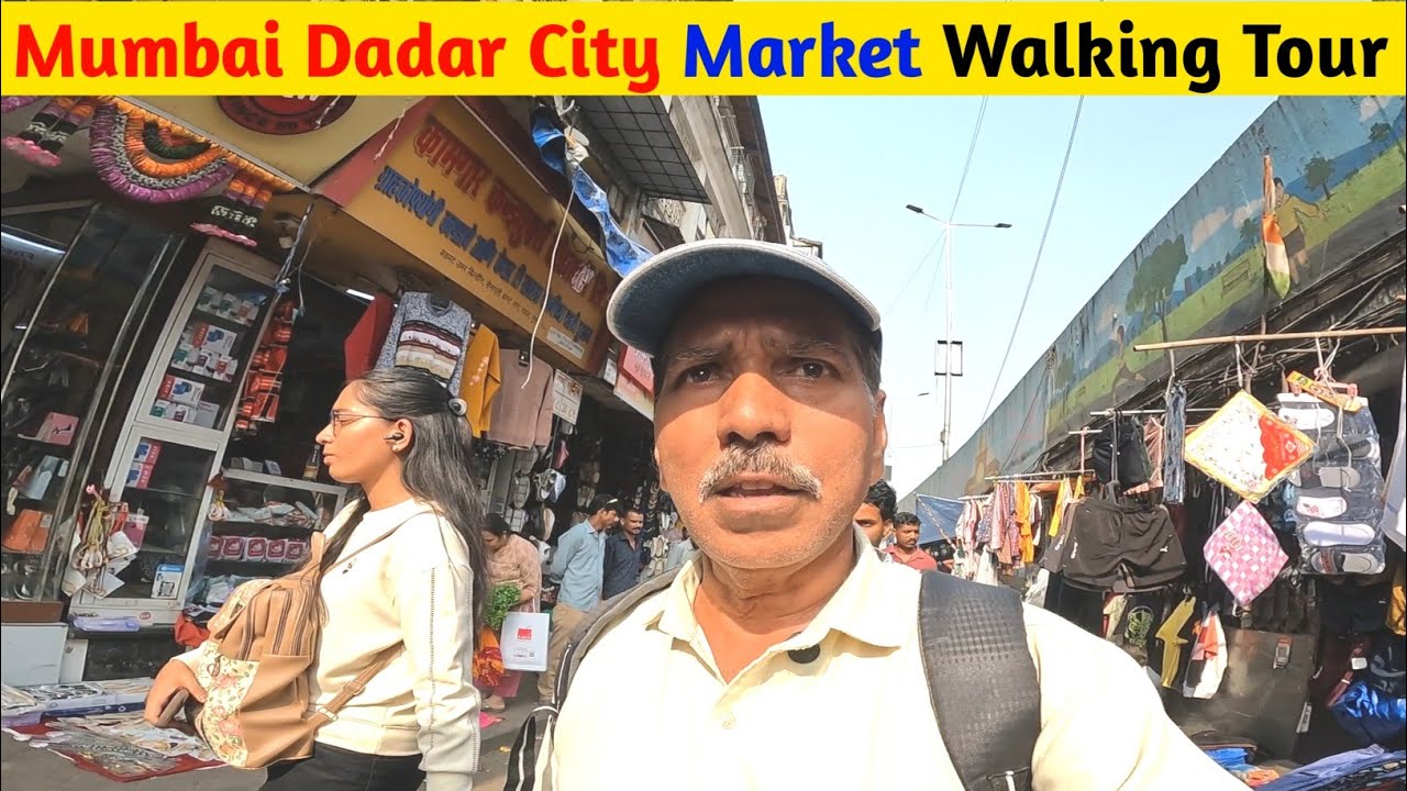 Mumbai Dadar City Market | Mumbai Dadar City Walking Tour | Dadar Station 