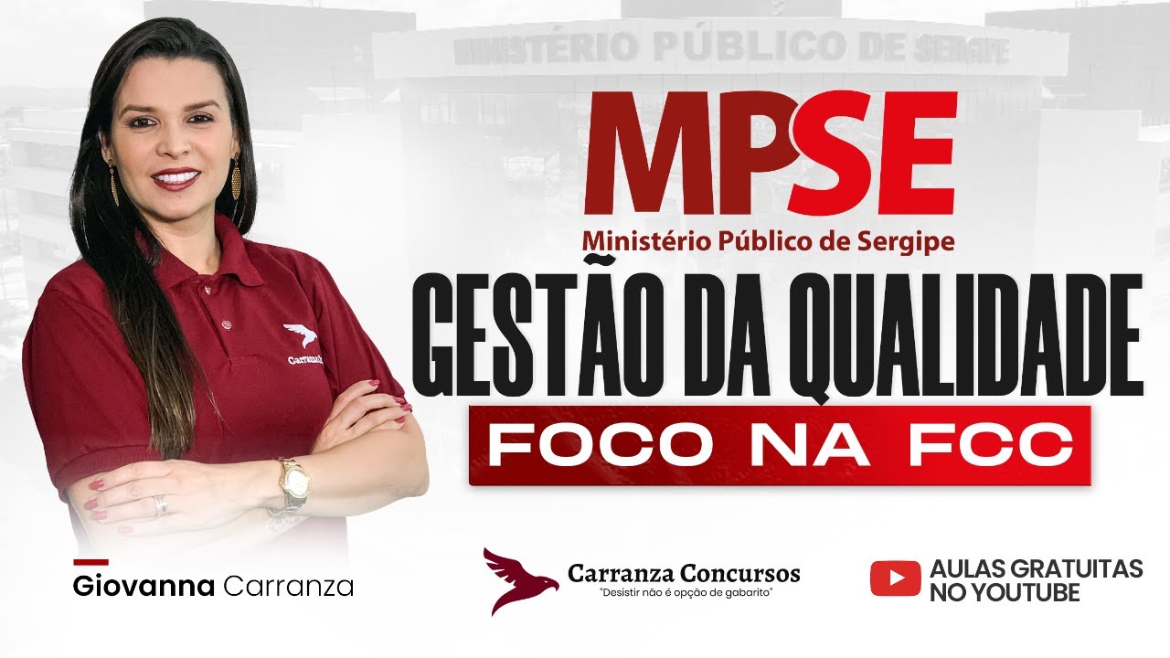 Concurso MPSE – Gestão da Qualidade | Aula Completa de Administração para Concursos