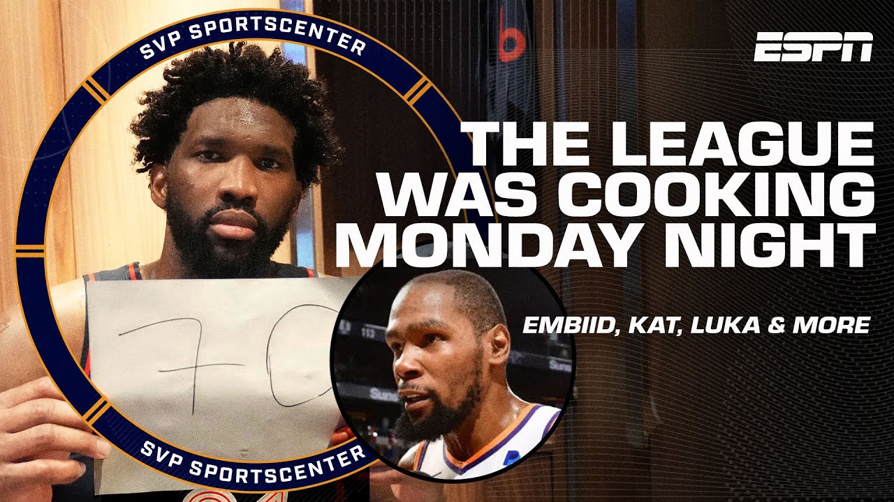 Joel Embiid records HISTORIC 70 PTS, KAT goes for 62 & KD's game winner in Chicago | SC with SVP