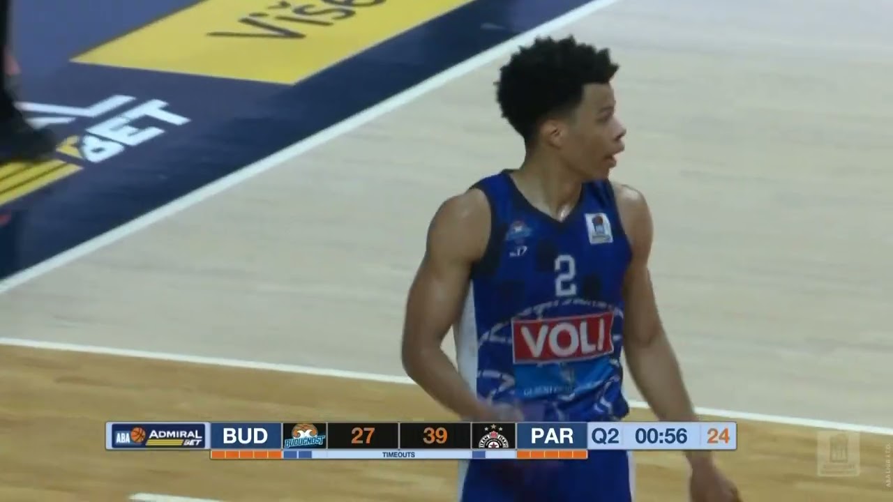 AdmiralBet ABA League 2022/23 highlights, Round 22: Budućnost VOLI – Partizan Mozzart Bet (18.4.23)