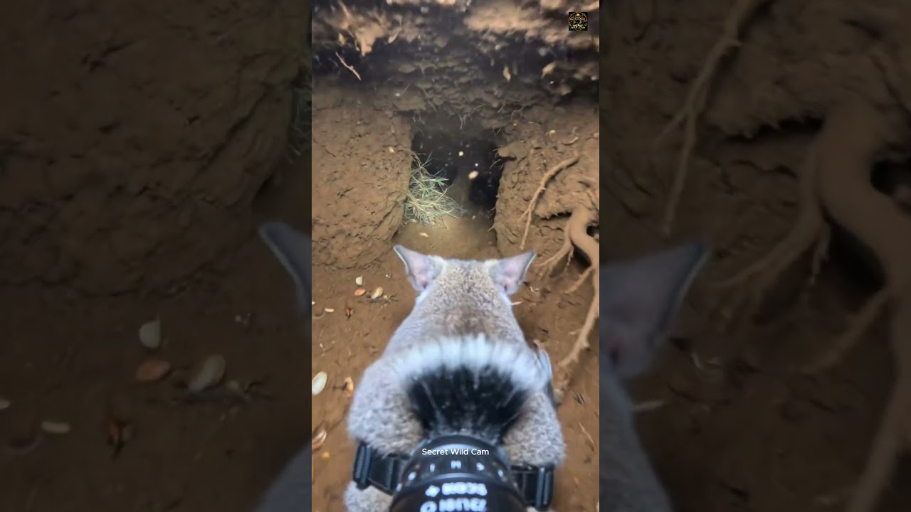 Bilby POV Underground 🦘| #BodycamPOV #Nature #Bilby #shorts #animals   #wildlife