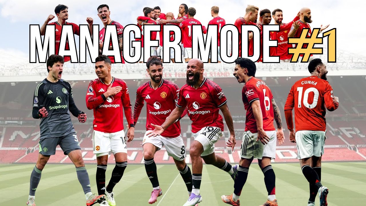 Trùng sinh, tôi là Michael Carrick trong hình hài Ruben Amorim | FC26 MANAGER MODE #1