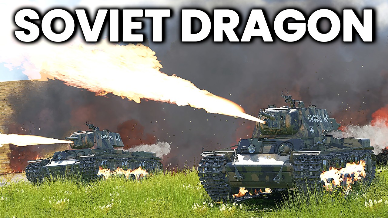 New KV-8 The Soviet Dragon Gameplay in War Thunder