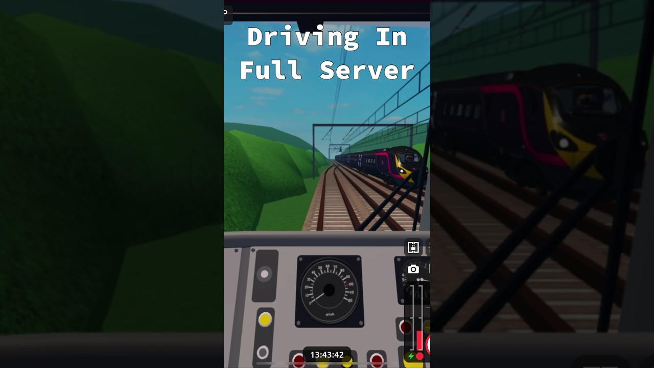 Empty VS Full Servers SCR #scr #stepfordcountyrailway #roblox
