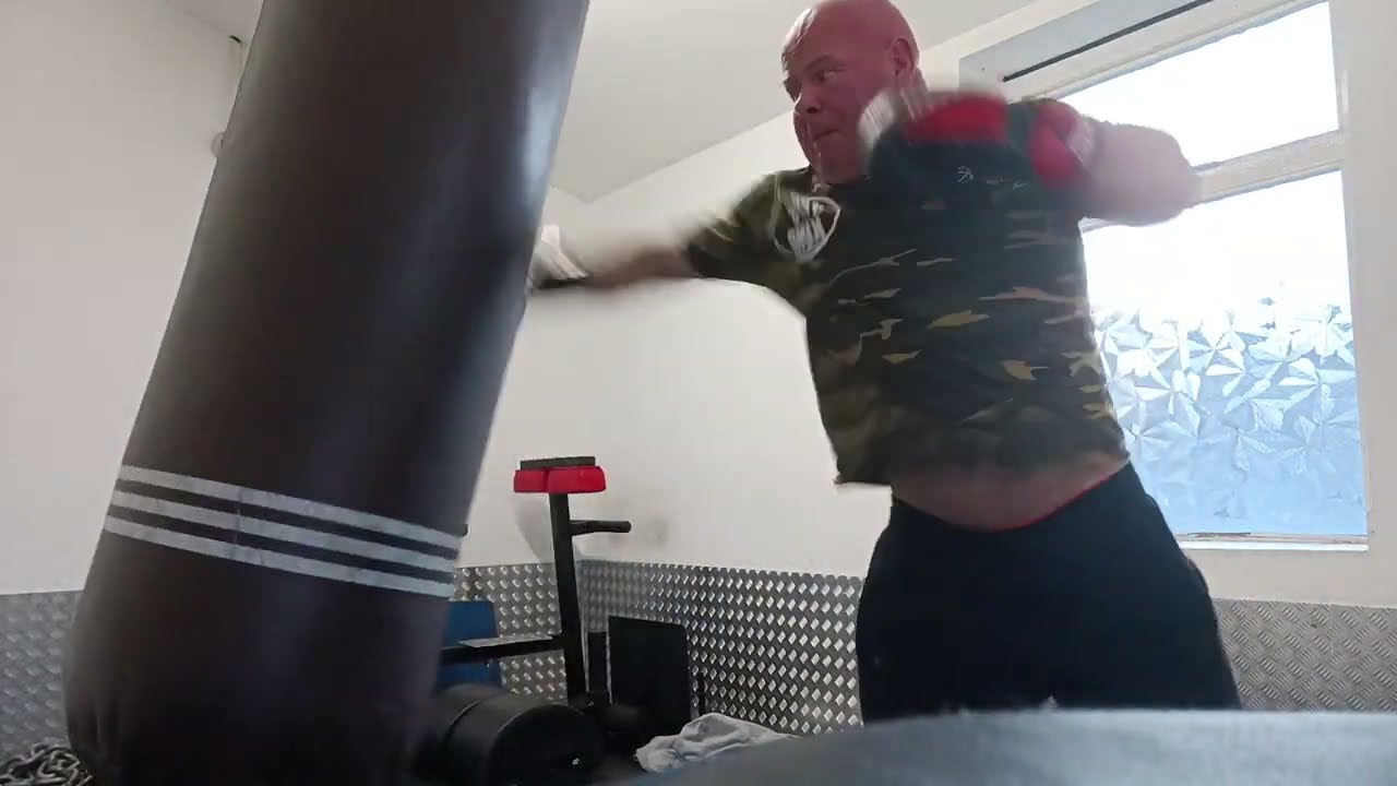 Boxing jab hook training