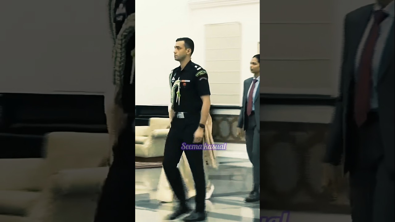 Major Rishabh Singh Sambyal #adc #commando #parasf #indianarmy #president #shorts