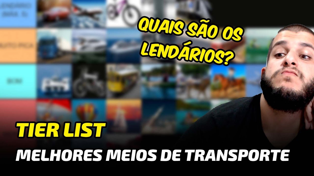 TIER LIST DOS MELHORES MEIOS DE TRANSPORTE | COM PARTICIPAÇÃO DOS SUBS