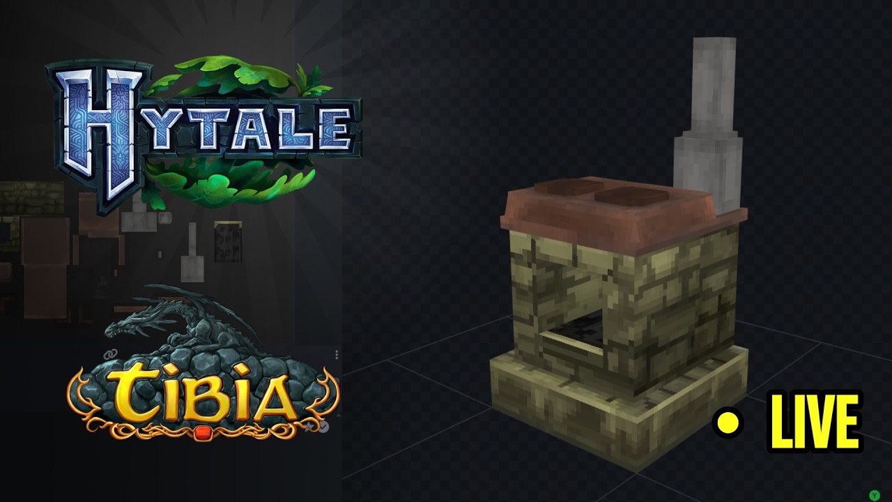 Hytale Criativo - Projeto Hytibia - Recriando Tibia no Hytale! Ep.30 - Rookgaard