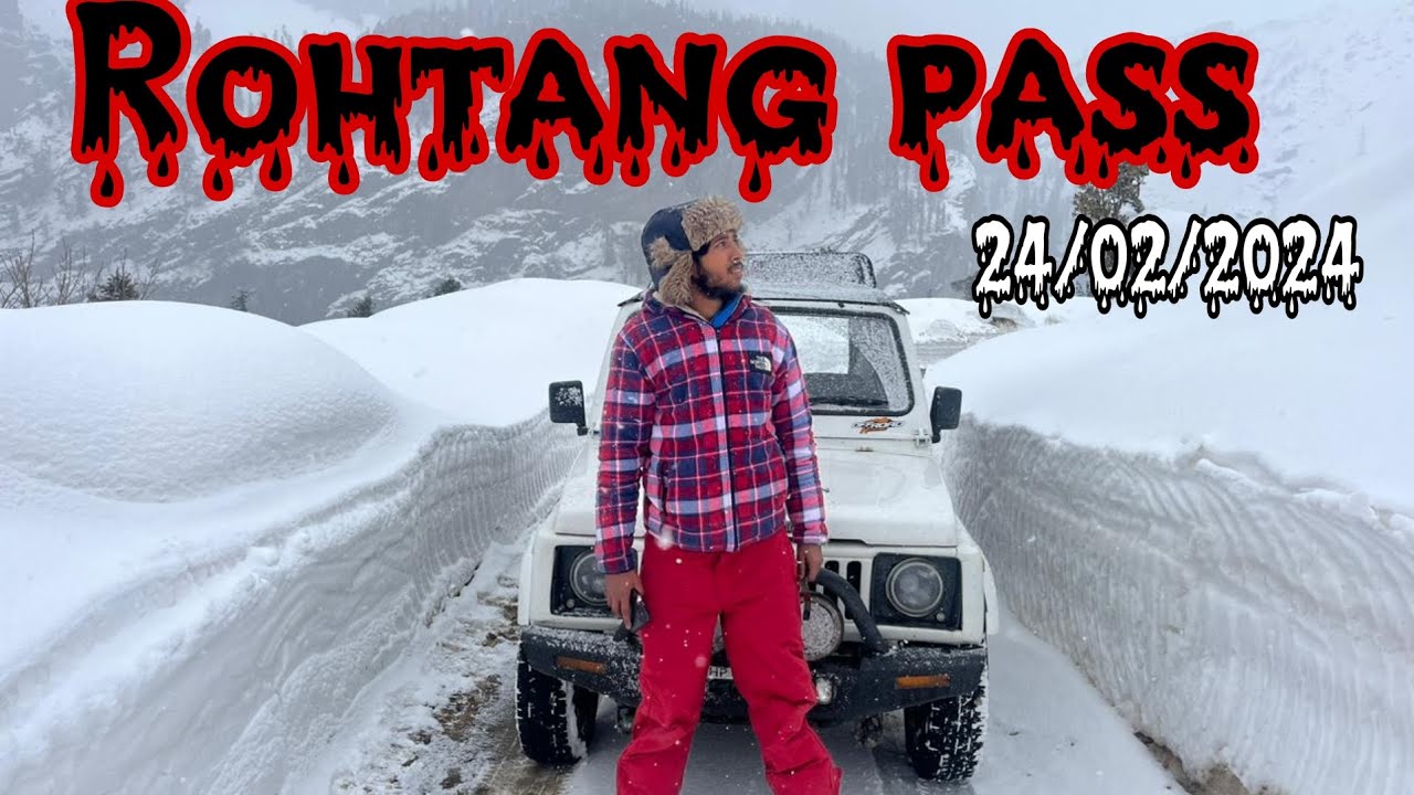 Rohtang pass ।। Gulaba heavy snow ।।  Amazing view ।। heavy driver and heavy snowfall ।।  Manali ।।