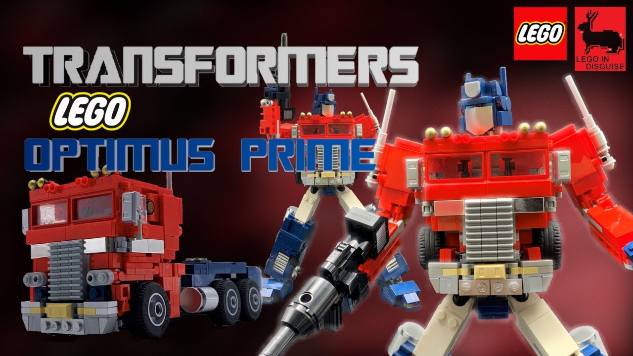 LEGO Transformers G1 Optimus Prime (mini-figure scale)