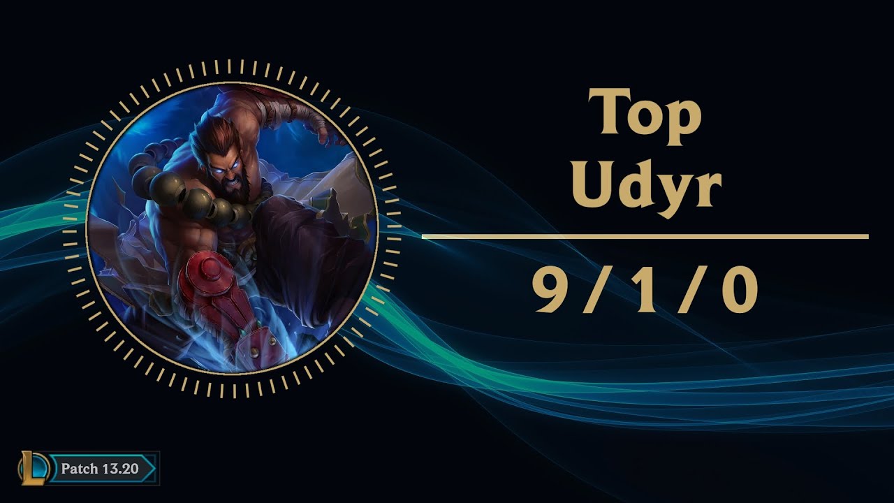 Udyr Top vs Urgot Korean Challenger Replay Patch 13.20