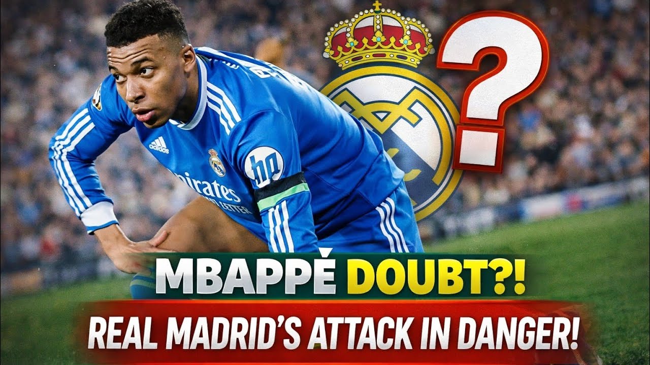 🚨 Mbappé in Doubt for Real Madrid! Latest Injury Update & Match Impact ⚽