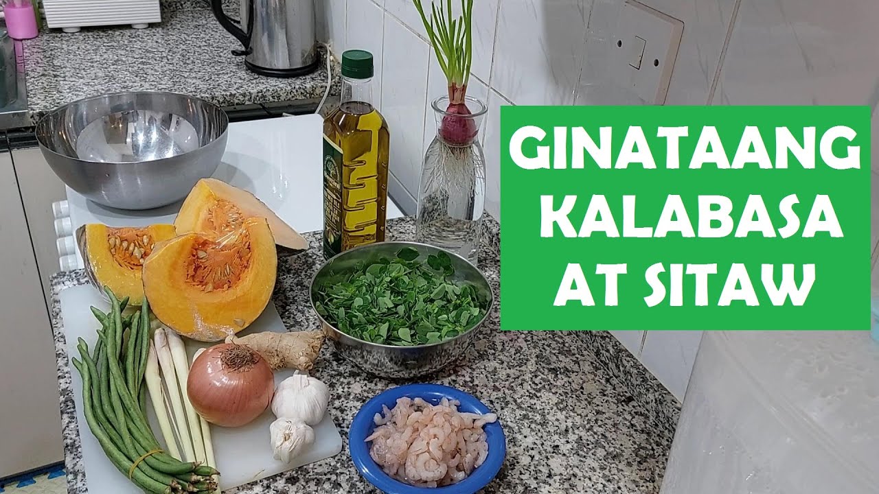 Ginataang Kalabasa at Sitaw | with Tanglad | Lemongrass & KuyaGe | Filipino Food