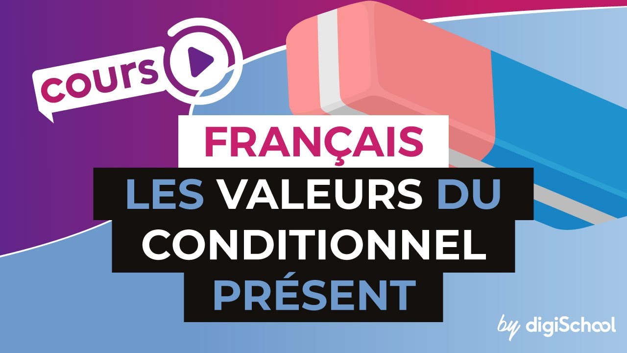 Cours de français sur les valeurs du conditionnel présent