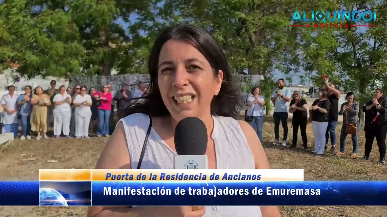Manifestación de trabajadores de la Residencia de Ancianos de Sanlúcar
