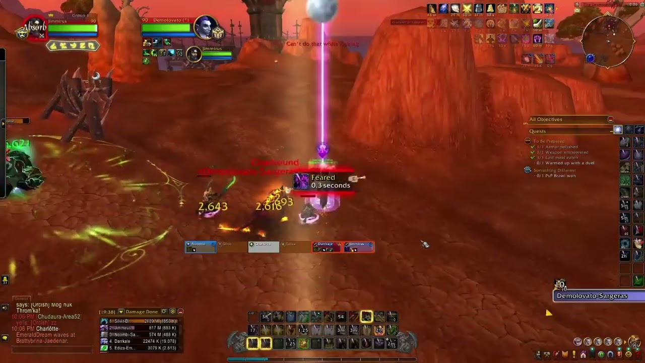 World PvP night with the family on Bleeding Hollow