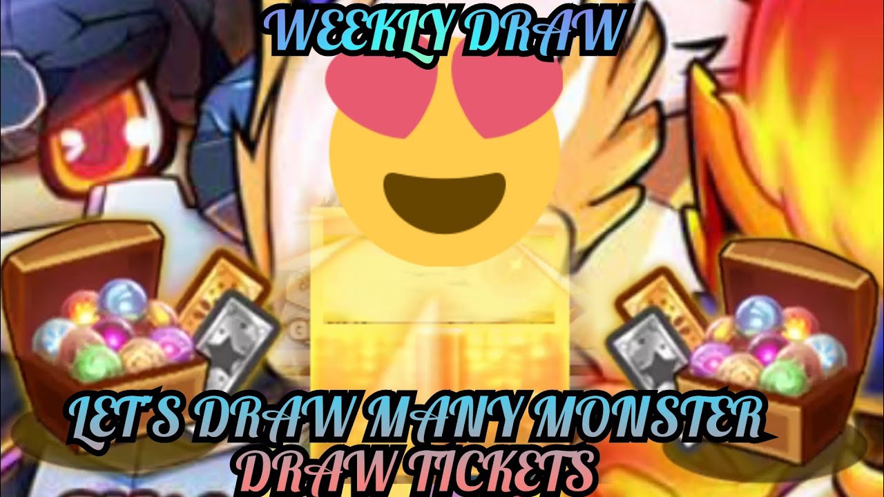 Bulu Monster - Let's Draw Many Monster Draw Tickets - Weekly Draw