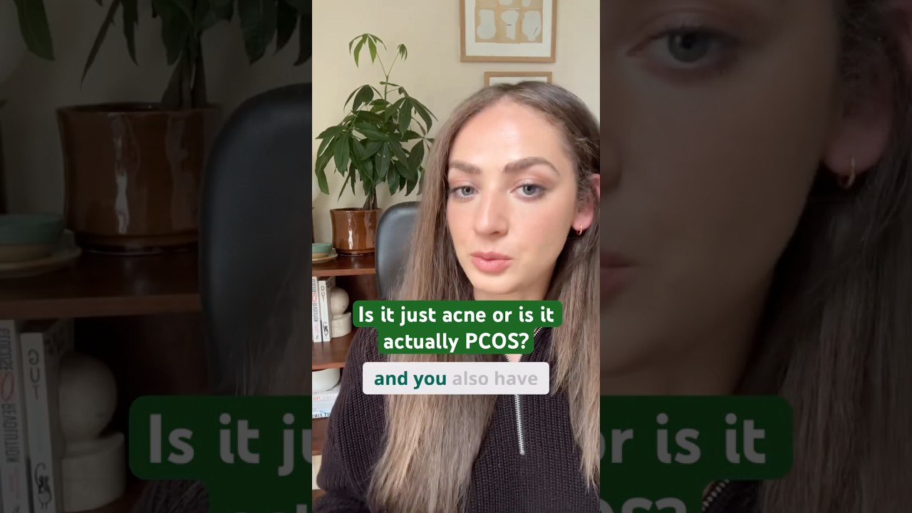 This might be why nothing is working to clear your acne #pcos #acne #polycysticovarysyndrome