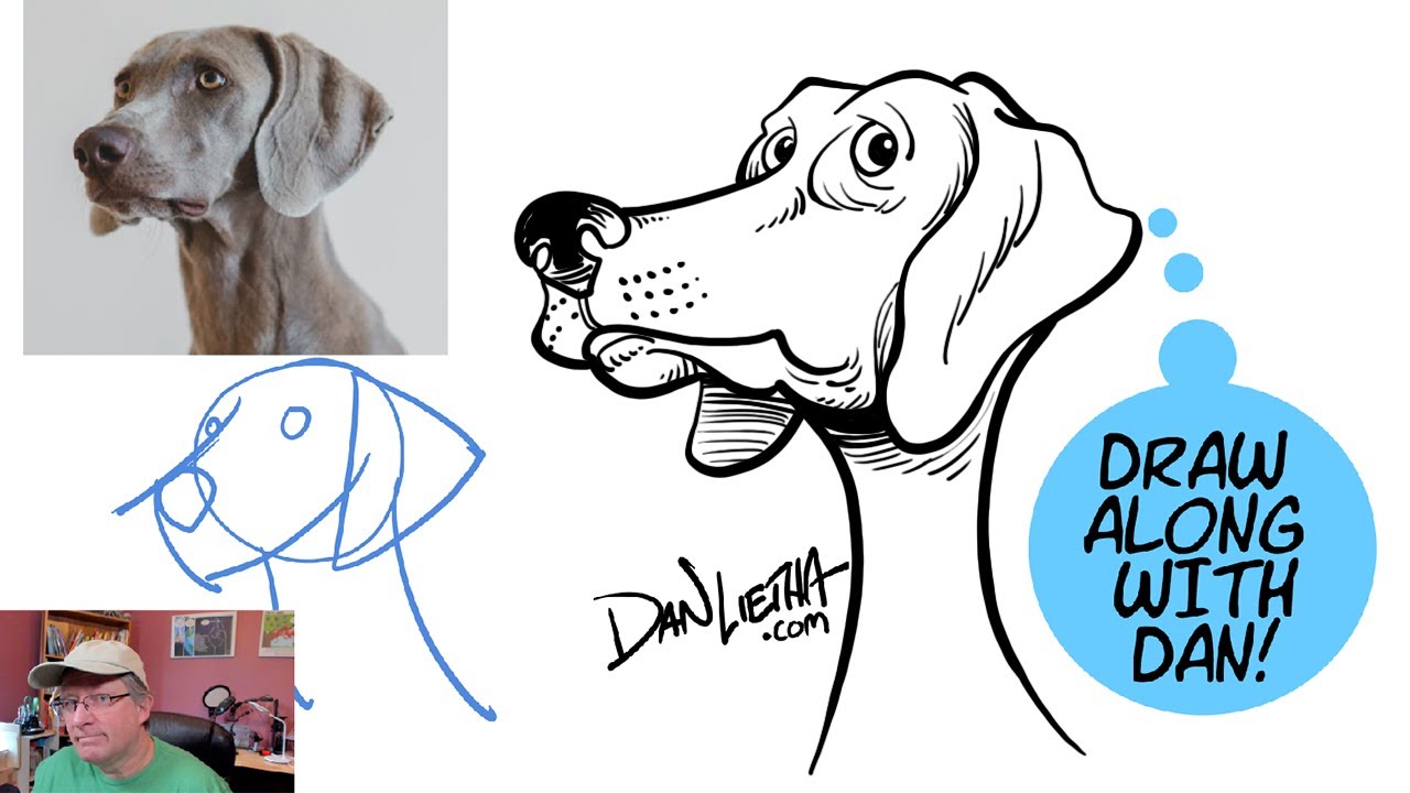 Draw Along With Dan! Today We Draw DOGS!