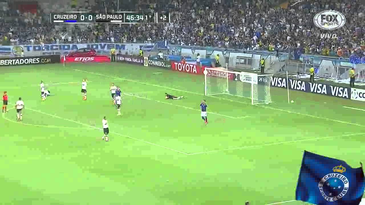 Cruzeiro 1x0 (4x3) São Paulo   Libertadores 2015   Melhores Momentos~1