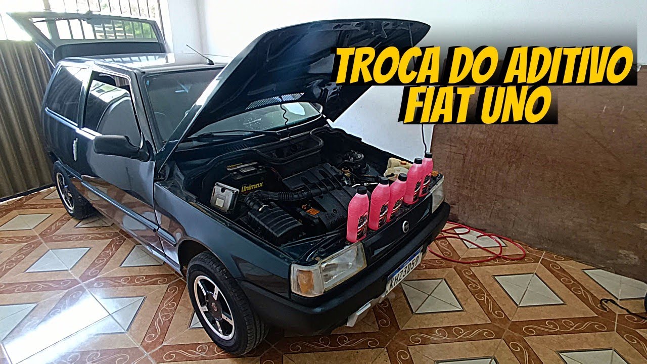 ADICIONEI O ADITIVO NO SISTEMA DE ARREFECIMENTO DO FIAT UNO,