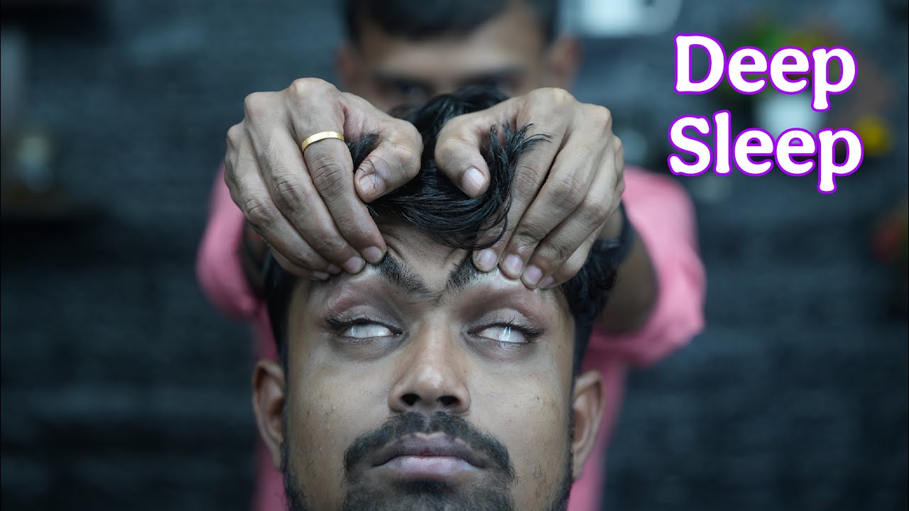 Calming ASMR: Forehead & Ear Massage for Deep Relaxation & Deep Sleep #earmassage #foreheadmassage