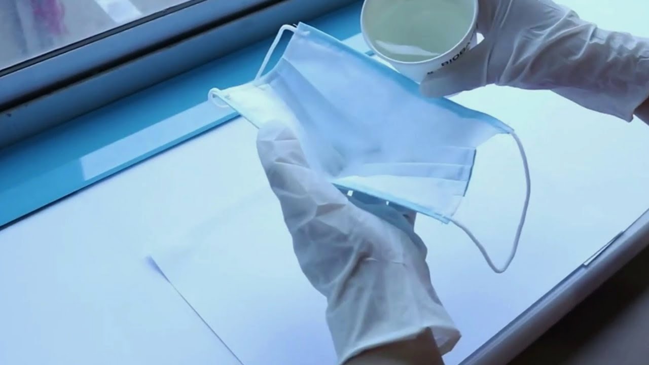 face mask production line surgical use masks maker equipment&Products quality test آلة الأقنعة