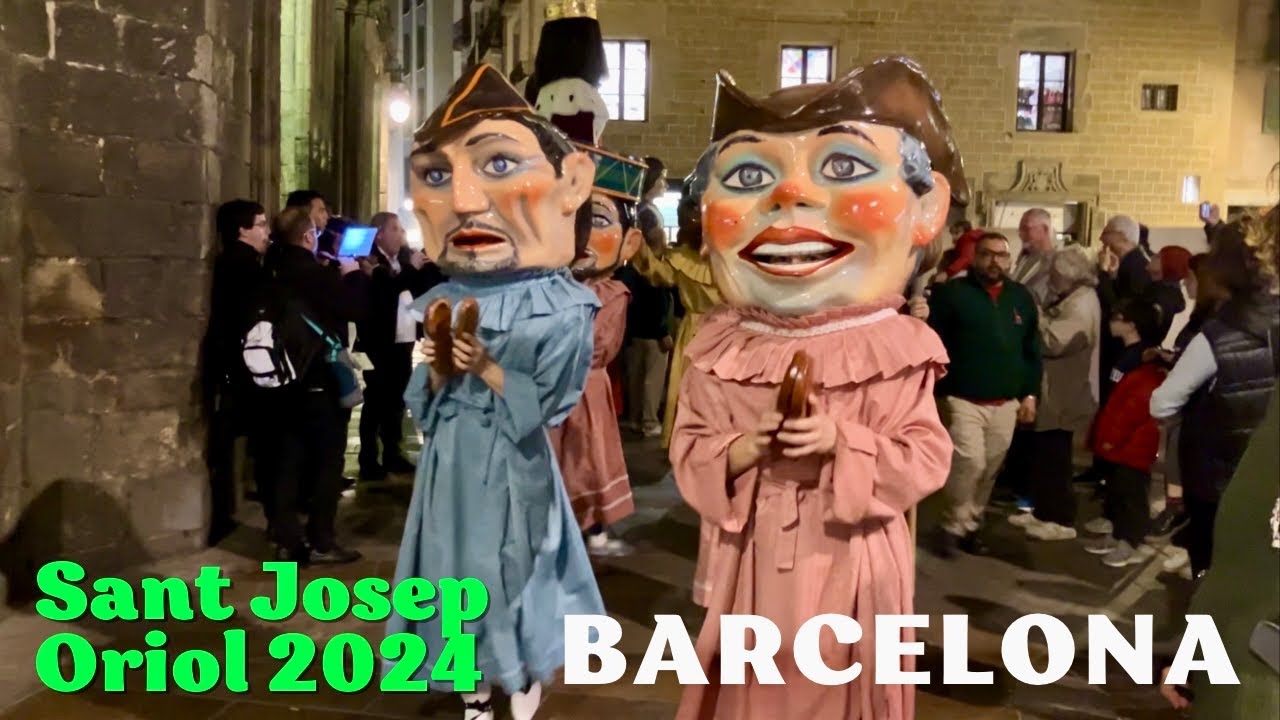 Gegants i Cabets d’Ontinyent | Festes de Sant Josep Oriol 2024 Barcelona