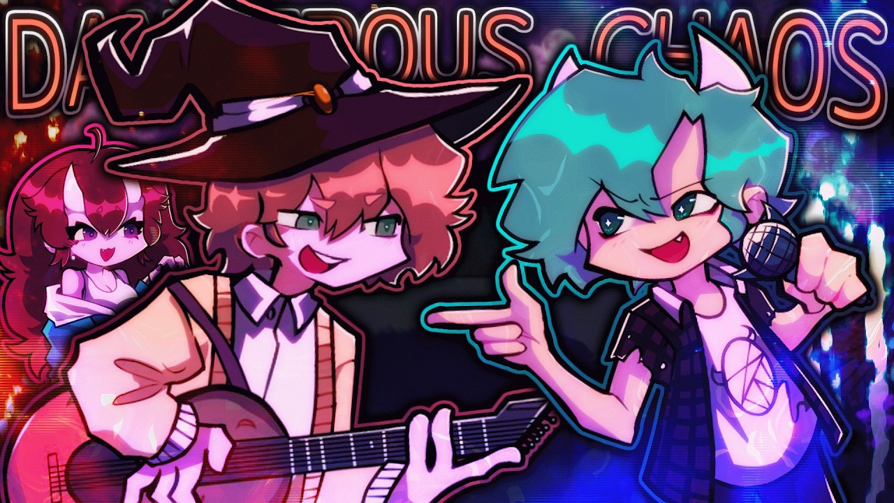 ▪ Dangerous Chaos ▪ FNF Demonic Night Funkin' - GFC [V-Slice Mod]