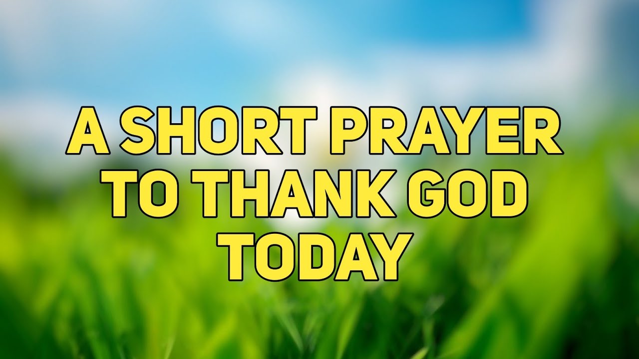 Short Prayer Before Bed | Thank You Lord for Peace & Protection Tonight