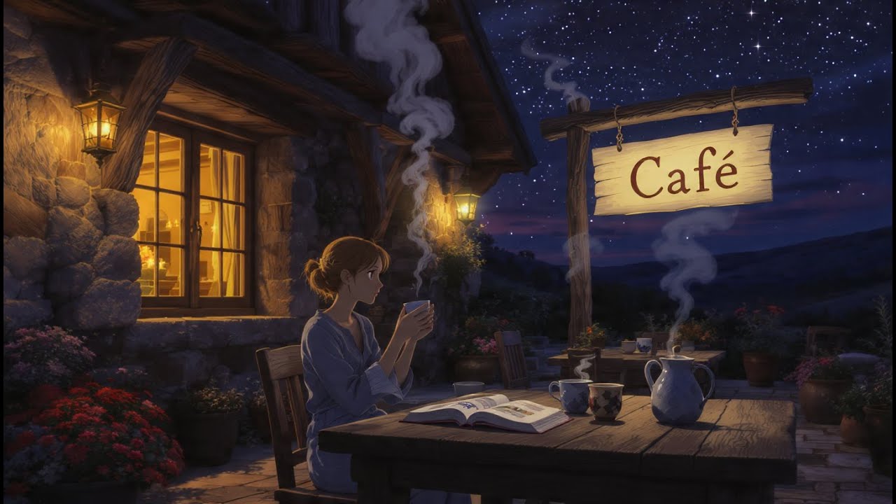 Calm Evening Cafe | Lofi Music for Focus