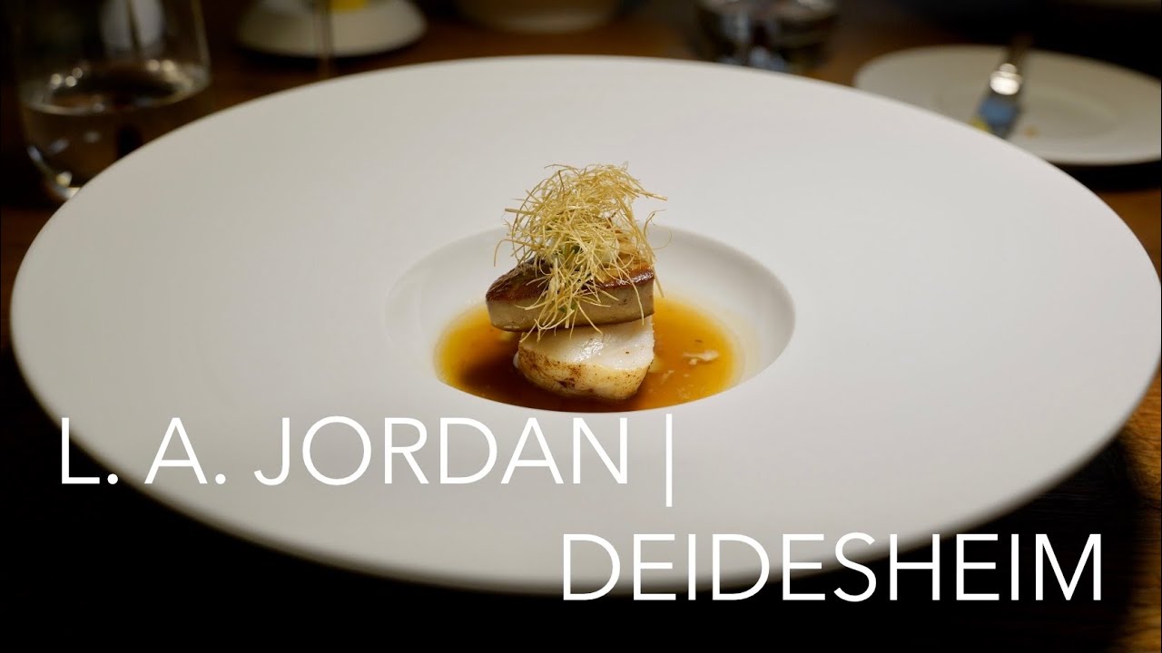 French-Japanese Fusion and hot contender for two MICHELIN-Stars - L.A. Jordan, Deidesheim, Germany