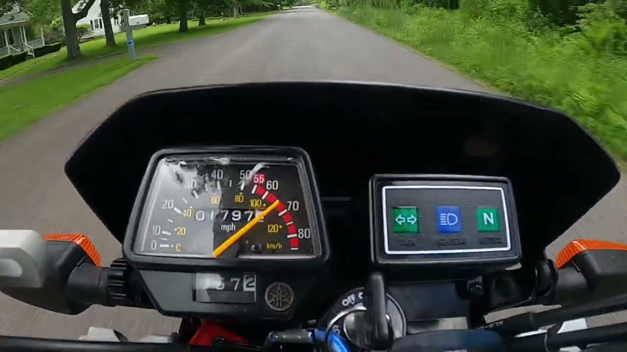 Little cruise on the TW 200 | top speed