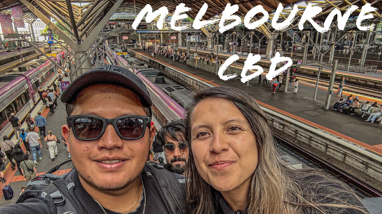 Descubriendo cómo usar el PT en Australia y explorando downtown. 