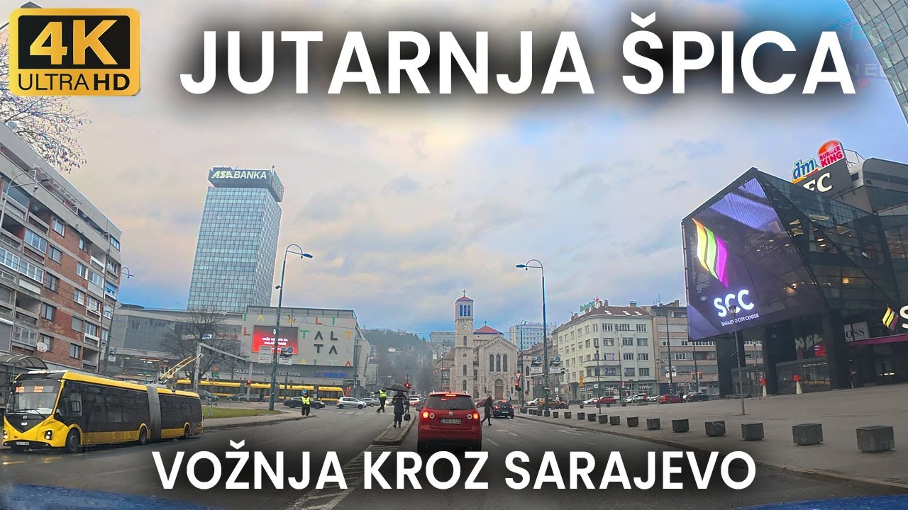 【4K】Zašto svi mrze jutarnju špicu u Sarajevu? Da li biste mogli izdržati ovu vožnju?
