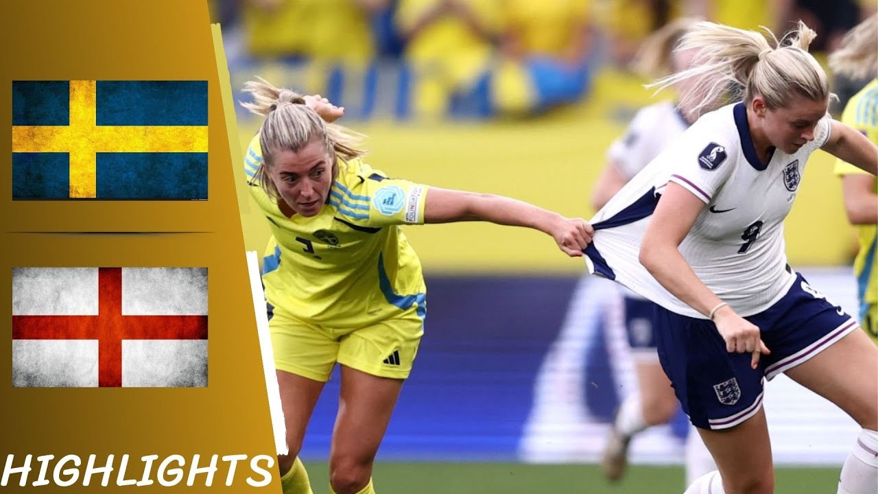 Sweden vs England | Women's European Qualifiers - Highlights 16/07/24