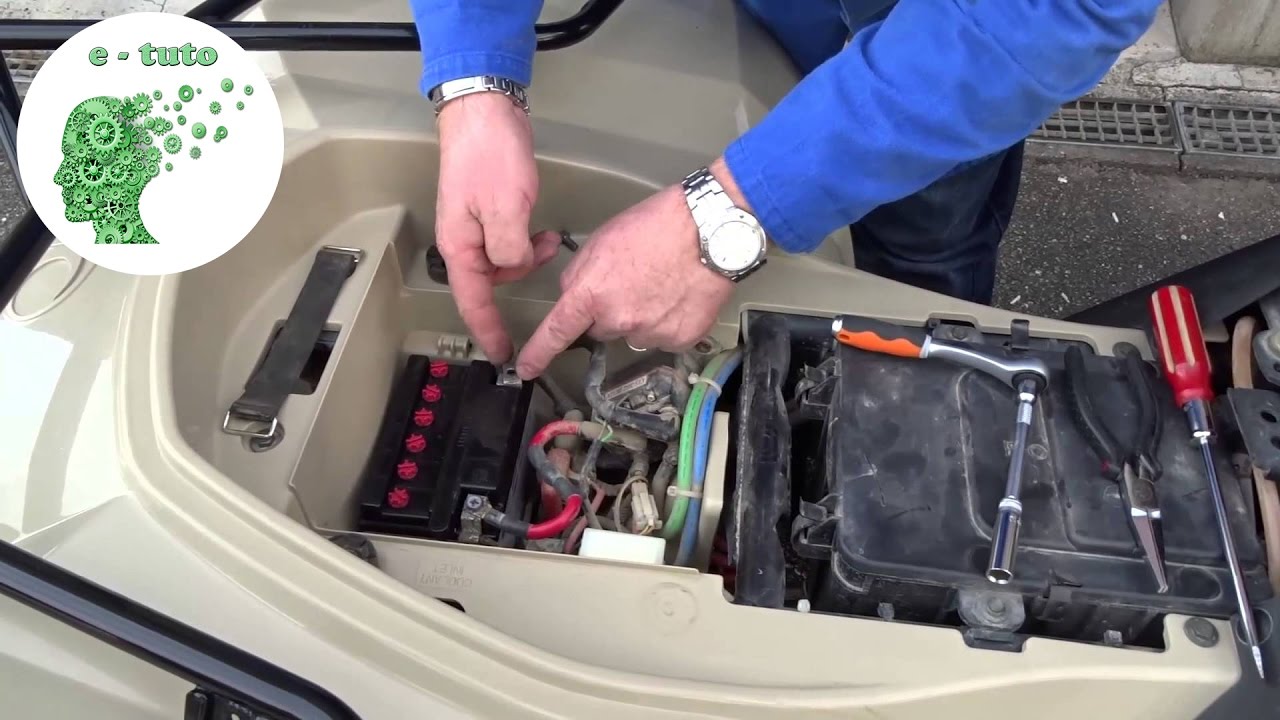 Changer batterie quad.