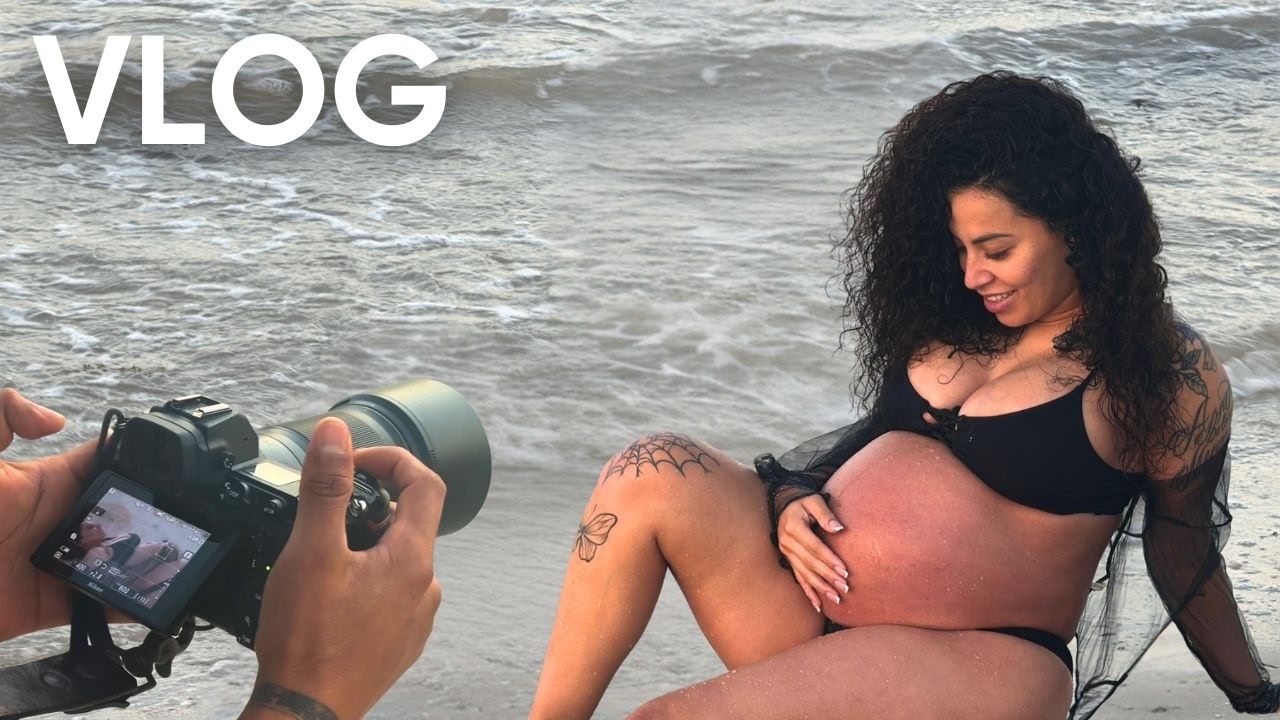 Hice un sesión de fotos en la playa con mi Emanuel 💙| Soy la China