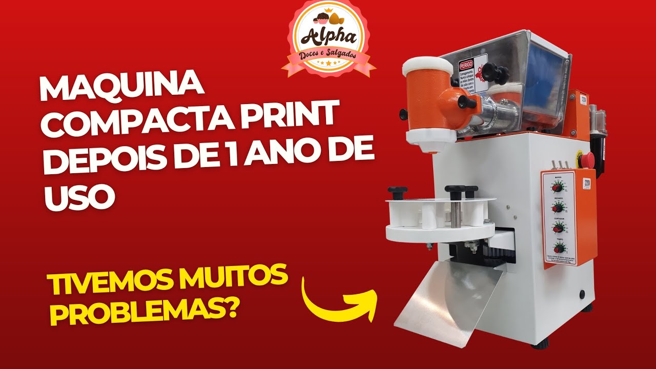 Maquina compacta print, após 1 ano de uso. Tivemos muitos problemas? Falamos toda a verdade.