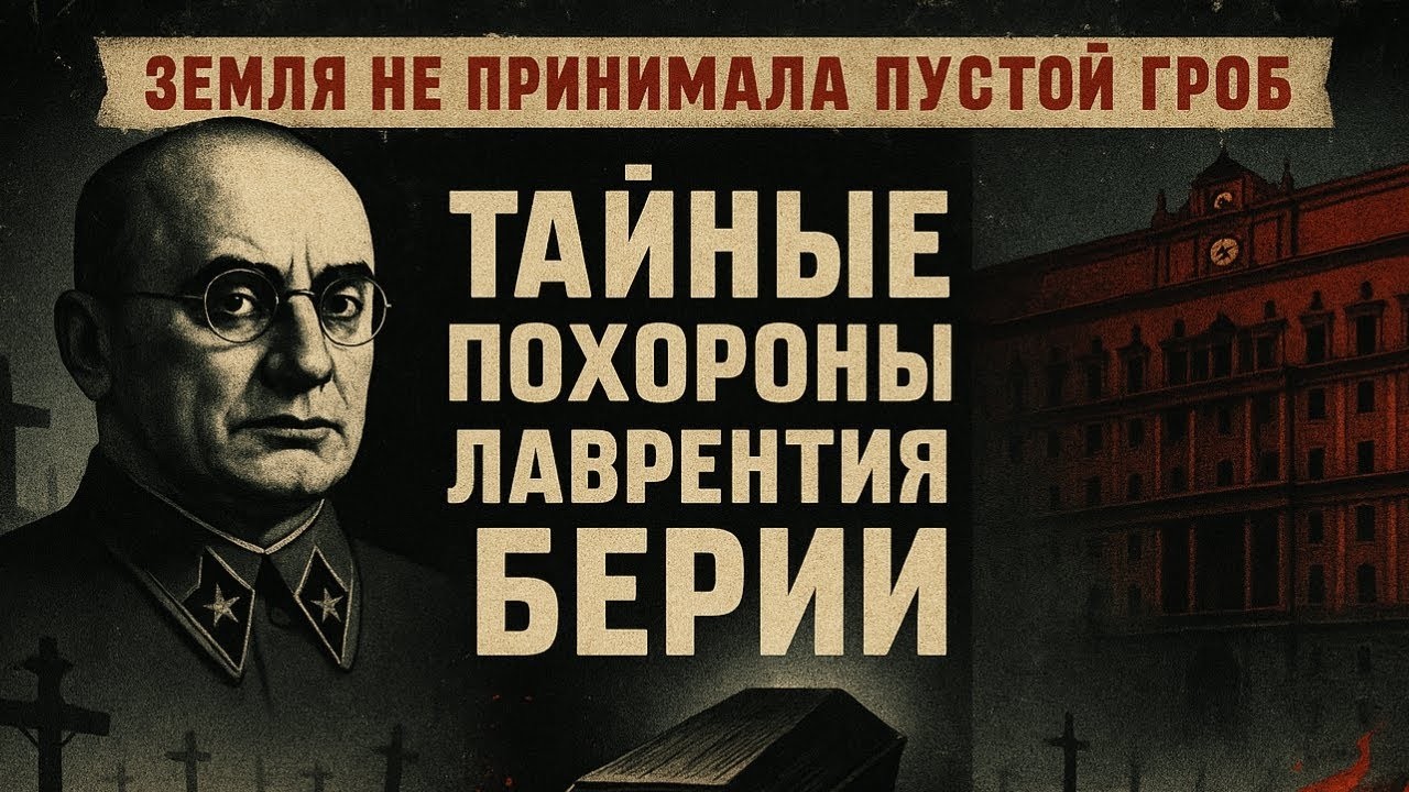 ПОХОРОНЫ БЕРИИ — закрытый гроб и тайное захоронение — кремлёвская тайна 1953
