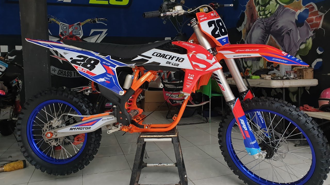 Rangka ktm replika pnp mesin kawasaki ninja