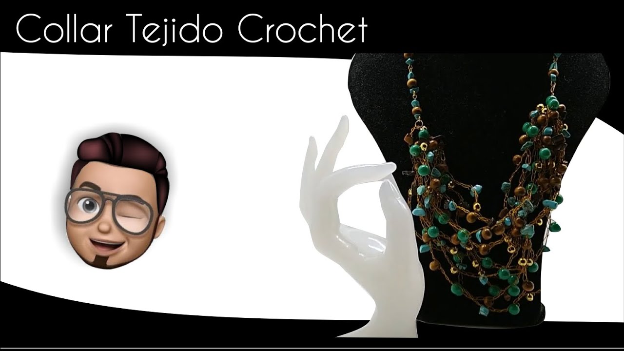 Collar Tejido Crochet / Paso a paso con Carlitos