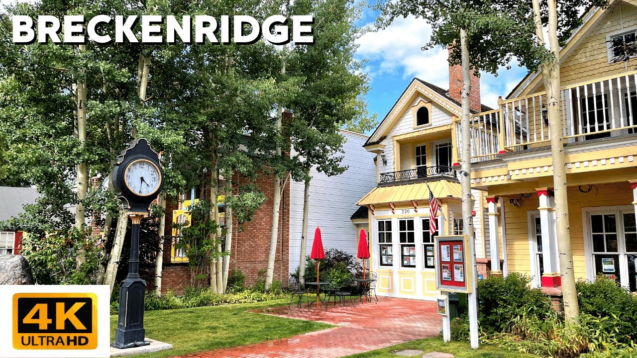 Breckenridge Colorado Walking Tour - Main Street in the Summer Time