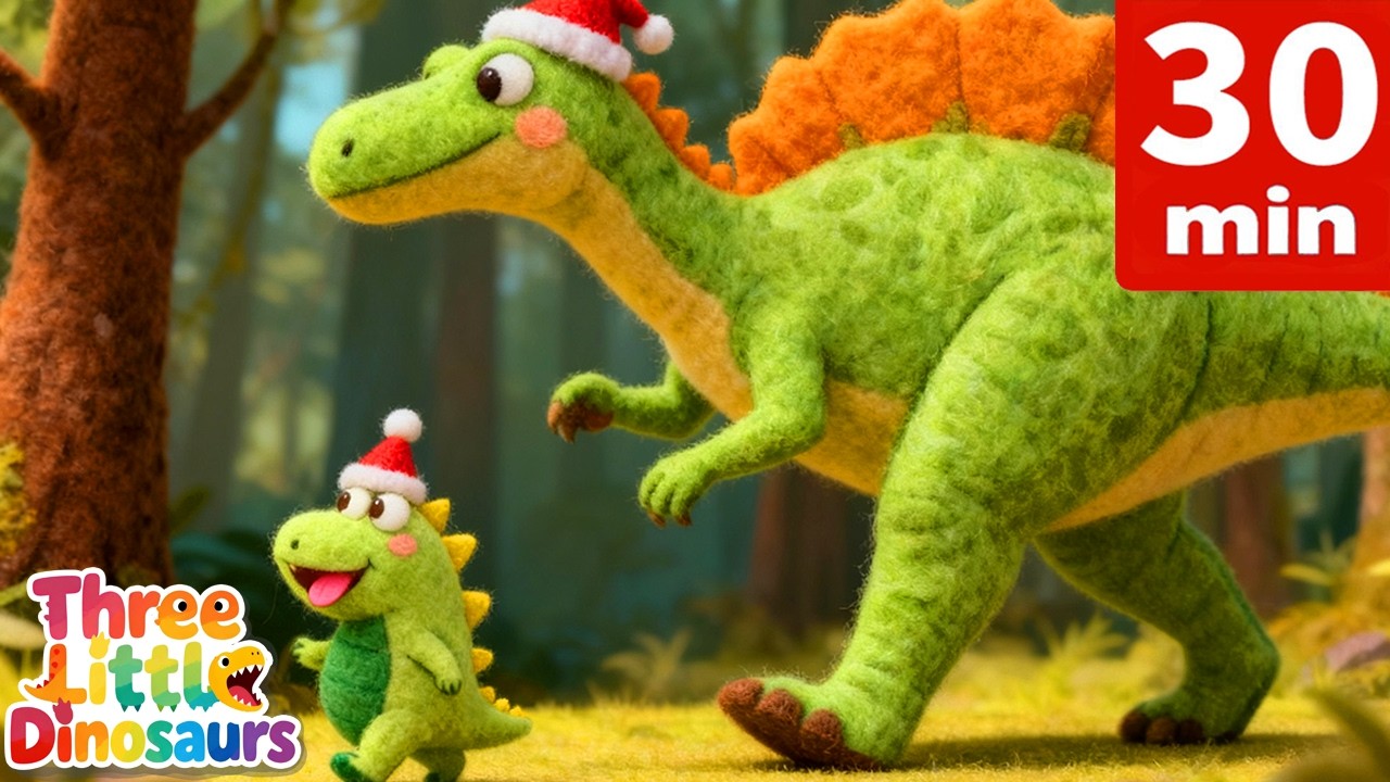 30-Minute Nursery Songs for Children | Dino for Kids & Toddlers | Nursery Rhymes