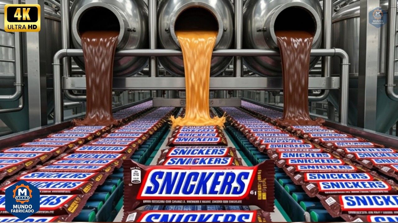 Você não imagina como o SNICKERS é feito | Mundo Fabricado