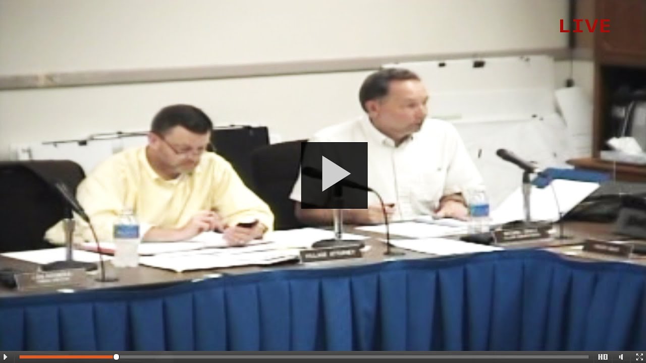 Oregon Village Board Meeting 9/22/14