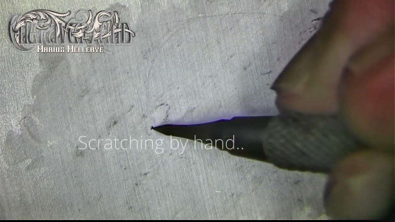 Hand Engraving - Playing with Stippling.