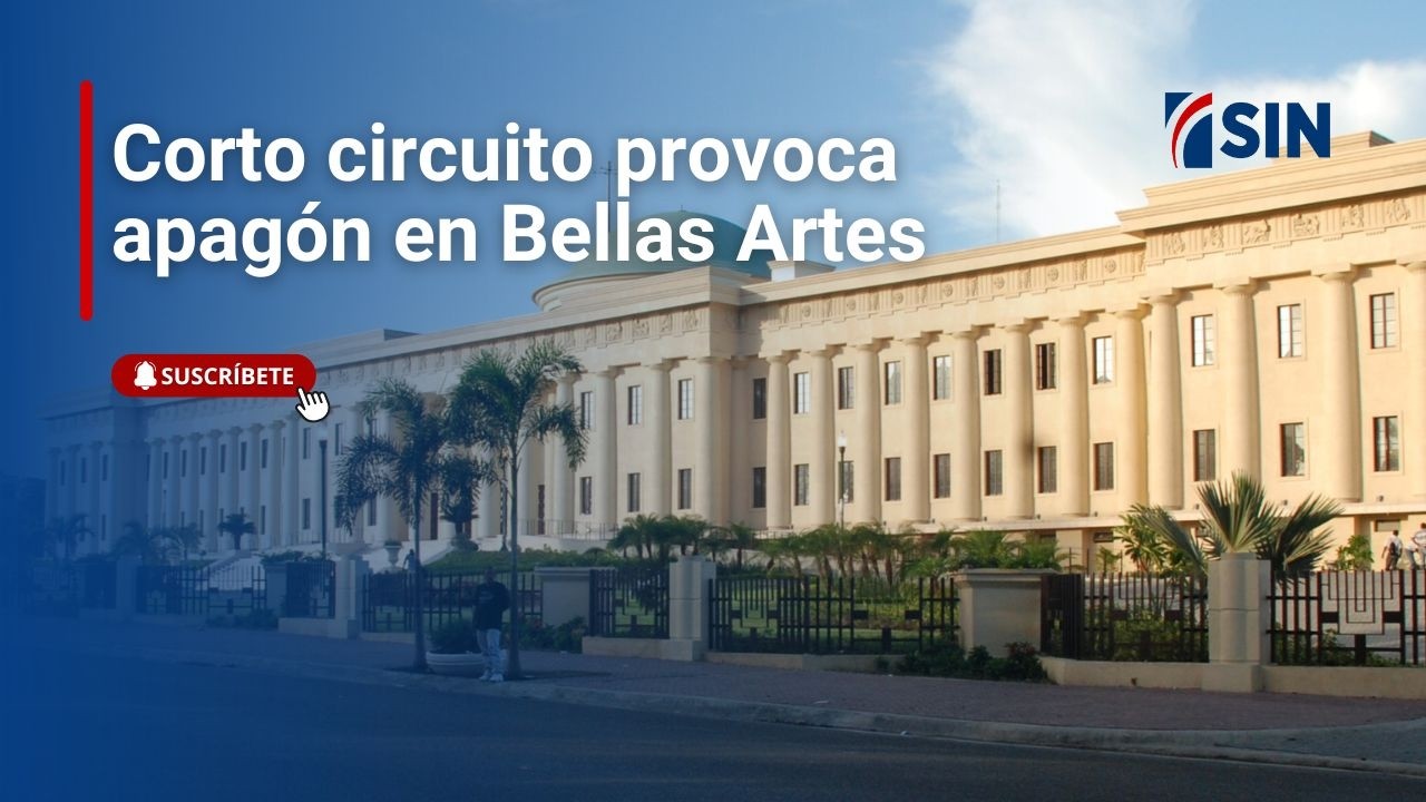 Corto circuito provoca apagón en Bellas Artes