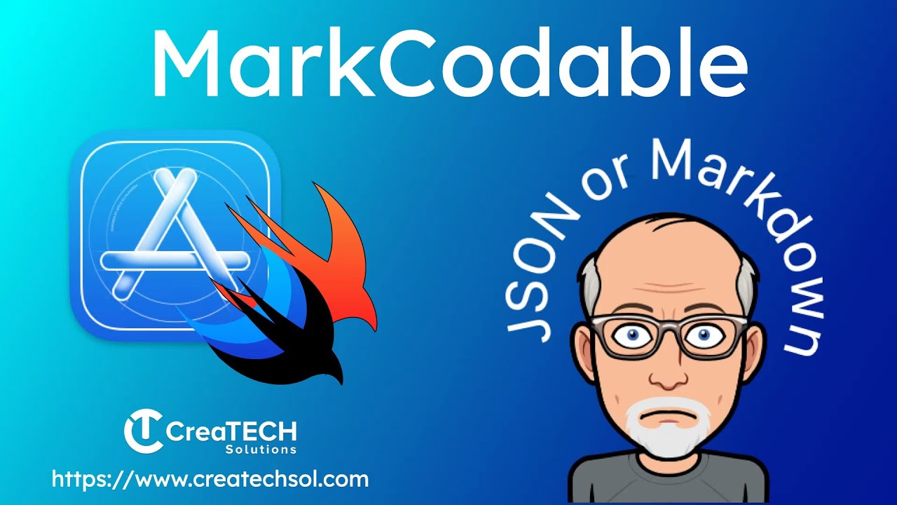 Persisting to JSON or MarkDown in SwiftUI